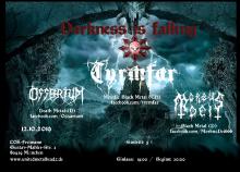 Flyer Darkness is falling - Black & Death Metal over Munich