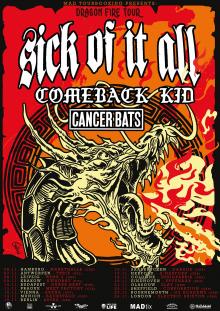 Flyer Sick Of It All - Dragon Fire Tour 2019