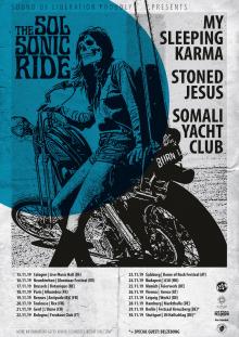 Flyer My Sleeping Karma w/ Stoned Jesus & Somali Yacht Club