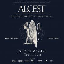 Flyer Alcest - Spiritual Instinct Tour 2020