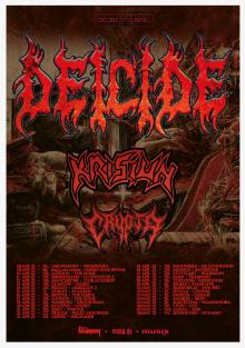 Flyer Deicide w/ Krisiun & Crypta