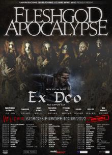 Flyer Fleshgod Apocalypse w/ Ex Deo