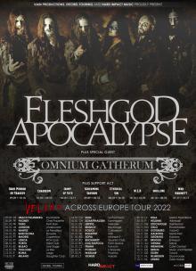 Flyer Fleshgod Apocalypse w/ Omnium Gatherum