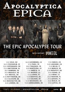 Flyer Apocalyptica w/ Epica & Wheel
