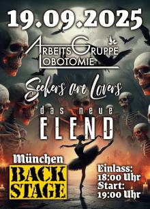 Flyer Arbeitsgruppe Lobotomie w/ Seekers are Lovers & Das neue Elend