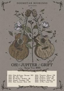 Flyer Osi And The Jupiter w/ Grift