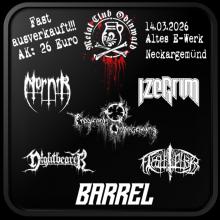Flyer Metal Club Odinwald - Frühlingsfestival 2026