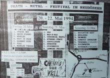 Flyer 1. Death Metal Festival in Neudöbern