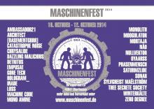 Flyer Maschinenfest 2014