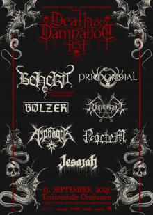 Flyer Death & Damnation Fest 2025