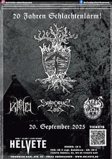 Flyer Heimdalls Wacht w/ Salacious Gods & Kjeld & Satan's Propaganda