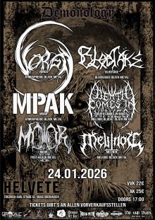 Flyer Demonology Fest Oberhausen Januar 2026