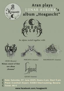 Flyer A Hoagascht - Gràb Release Konzert