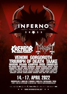Flyer Inferno Metal Festival 2022