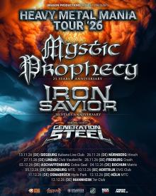 Flyer Mystic Prophecy w/ Iron Savior & Generation Steel