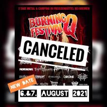 Flyer Burning Q Metal Festival 2020