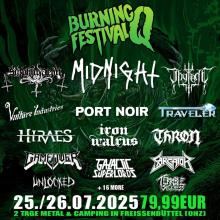 Flyer Burning Q Festival 2025