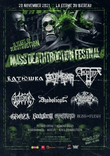 Flyer Mass Deathtruction Festival 2021