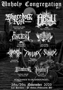 Flyer Unholy Congregation - Part 7