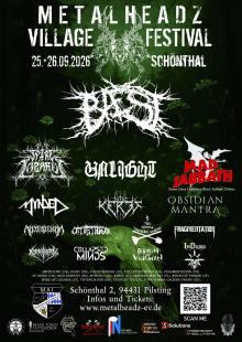 Flyer Metalheadz Village Festival 2026