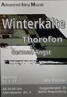 Flyer Winterkälte w/ Thorofon & German Angst
