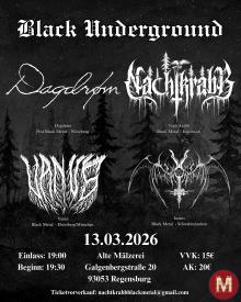 Flyer Black Underground