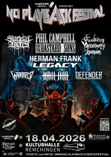 Flyer No Playback Festival 2026