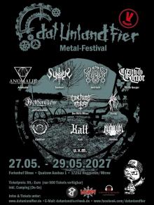Flyer Dat Unland Fier Metal Festival 2027