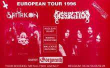 Flyer Satyricon - European Tour '96
