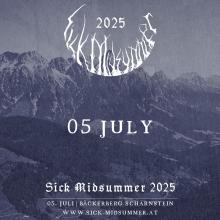 Flyer Sick Midsummer 2025