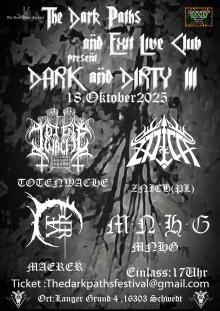 Flyer Dark and Dirty III