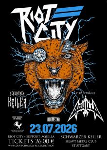 Flyer Riot City w/ Aquilla