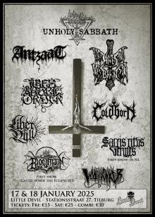 Flyer Unholy Sabbath Festival 2025