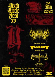 Flyer Sixth Circle Fest XV