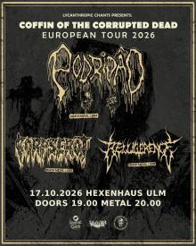 Flyer Podridão w/ Belligerence & Corpserot