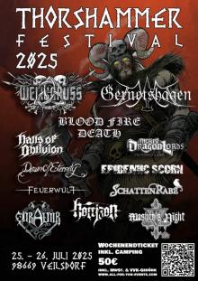 Flyer Thorshammer Festival 2025