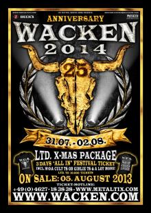 Flyer Wacken Open Air 2014