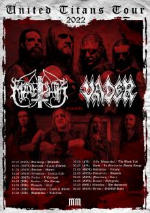 Flyer United Titans Tour - Marduk & Vader