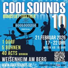 Flyer COOL SOUNDS Festival 2026