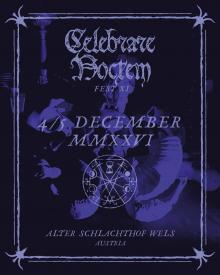 Flyer Celebrare Noctem Fest XI