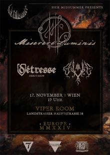 Flyer Miserere Luminis w/ Détresse & Givre