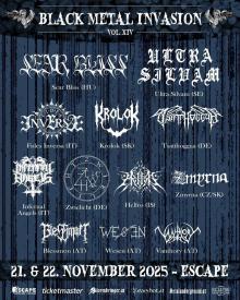 Flyer Black Metal Invasion Vol. XIV