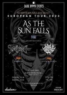 Flyer As the Sun falls w/ Sunday of the Dead & Dark Absence