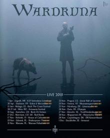 Flyer Wardruna - Winter Tour 2019
