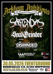 Flyer Sabiendas w/ Soul Grinder & Disminded & Warfield Within