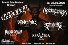 Flyer Pain & Gain Festival 2026