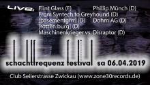 Flyer Schachtfrequenz Festival 2019