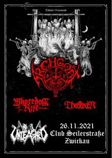 Flyer Hell Unleashed: Archgoat w/ Whoredom Rife & Theotoxin