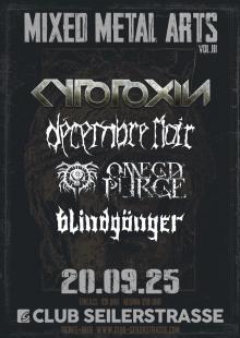 Flyer Mixed Metal Arts Vol.III