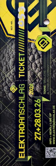 Ticket Elektroanschlag 2026